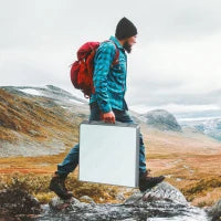 Tavolo Da Campeggio Picnic Pieghevole Portatile 120 x 60 x 54/70 cm