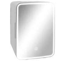 Frigorifero Cosmetici 10L Estremamente Silenzioso 12V/240V per Raffreddare e Riscaldare, Bianco