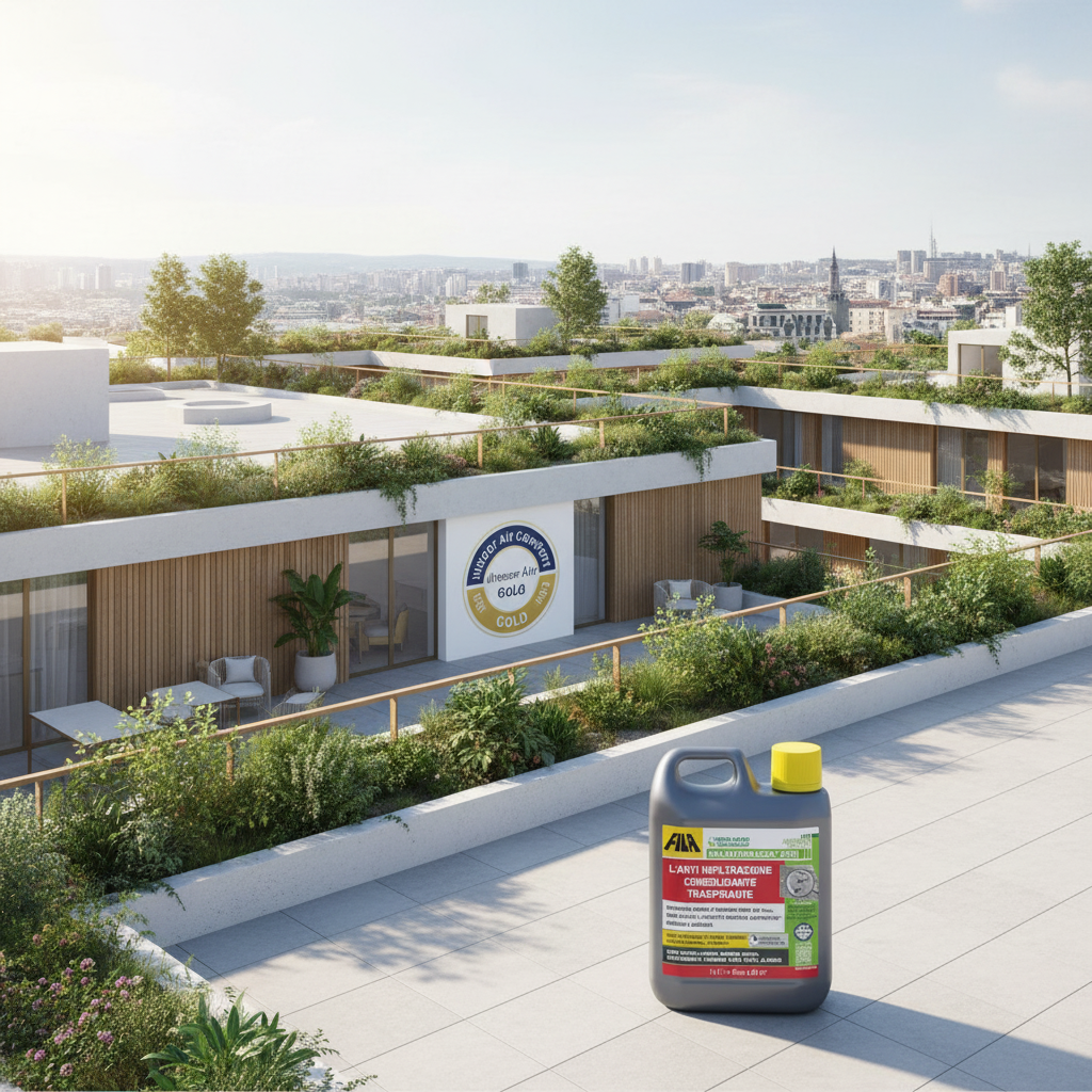 Salvaterrazza eco protettivo anti infiltrazione traspirante consolidante *** formato 1 lt, confezione 1