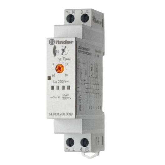 Relè luce scala 4 funzioni din 220v finder serie 14 multifunzione