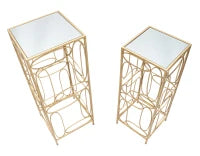 Porta Telefono Bubbles Coppia Cm 35X35X90-30X30X80