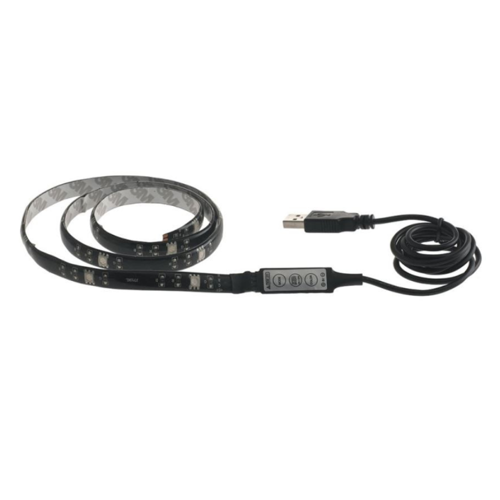 Striscia led 1,5 watt adesiva controllo touch rgb attacco usb