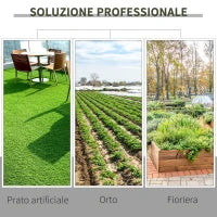 Telo Pacciamatura 50x2m 100g/m² Telo Anti Erbacce Telo Nero per Orto, Serra, Giardino Drenante e Traspirante con Quadrettatura