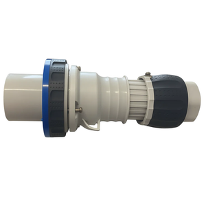 Spina mobile diritta hp ip66 63a 200-250v blu