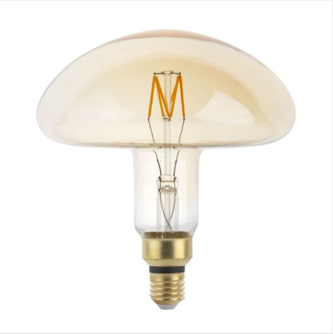 Lampada led bulbo e27 8 watt ms00 filamento risparmio energetico 1800k