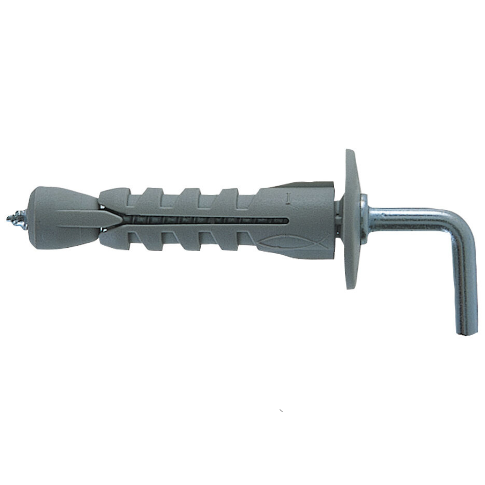 Fissaggio universale lastre gancio medio nylon sbn 9/2 Ø9 mm x 43 mm 200 pezzi