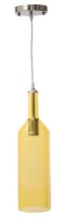 Paralume Da Soffitto Bottle Giallo Cm Ø 11X43