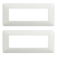 Bticino matix placca 6 posti tecnopolimero bianco am4806bbn pezzi 2