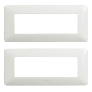Bticino matix placca 6 posti tecnopolimero bianco am4806bbn pezzi 2