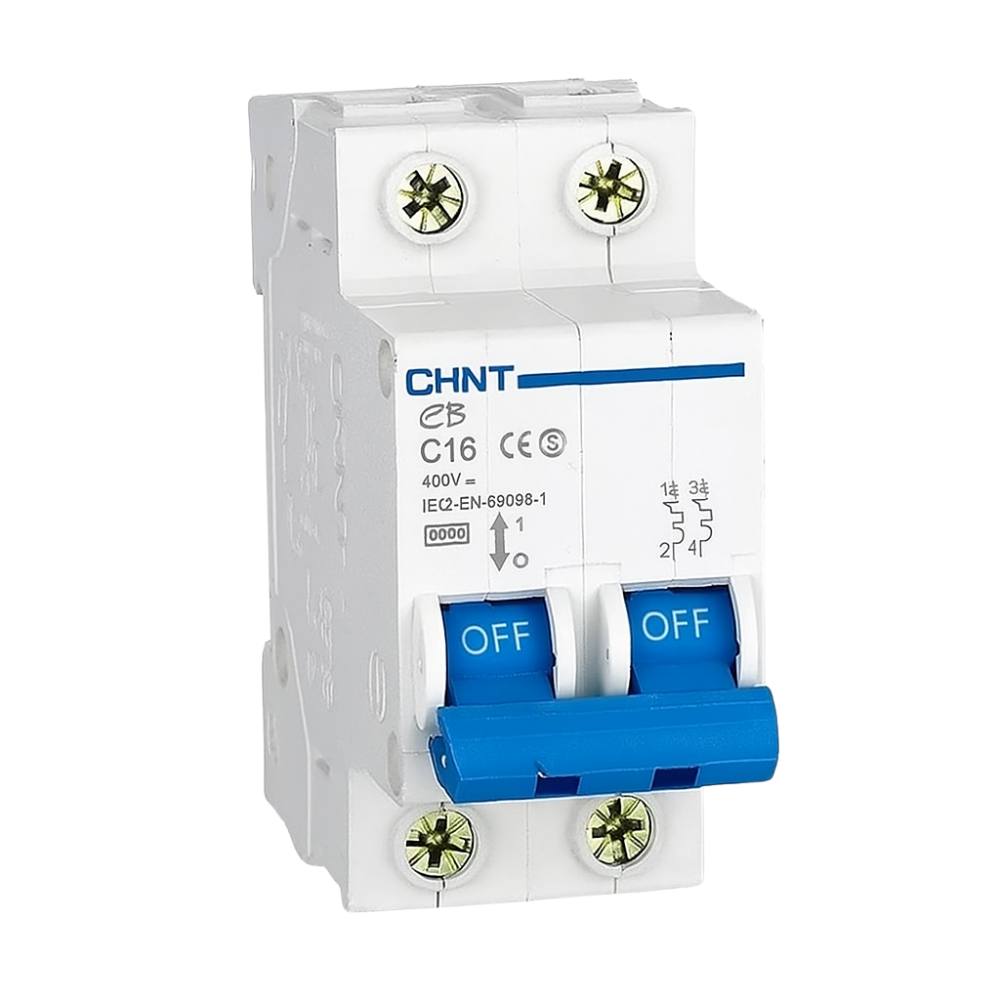 Chint interruttori magnetotermici 1p+n curva c 4,5ka serie eb 2 moduli *** ampere 16 ampere, confezione 1