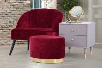 Specchio Da Tavolo Glam Cm 25X17.5X27