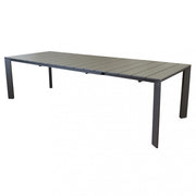 Tavolo Alluminio Taupe Sacramento 165/215X85 Cm