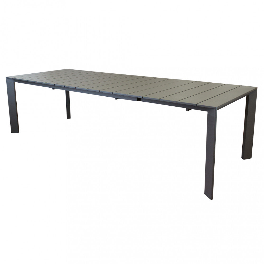 Tavolo Alluminio Taupe Sacramento 165/215X85 Cm
