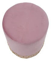 Sgabello Ring Rosa Cm Ø 35X42