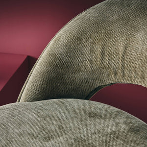 Set di 2 sgabelli da bar regolabile in metallo e tessuto con base