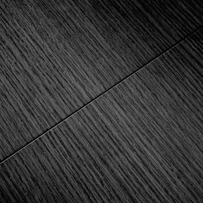 Tavolo da pranzo rettangolare allungabile in legno di hevea e