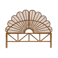 Testata in rattan scuro