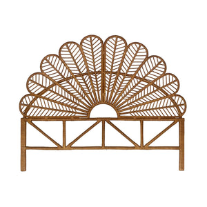 Testata in rattan scuro