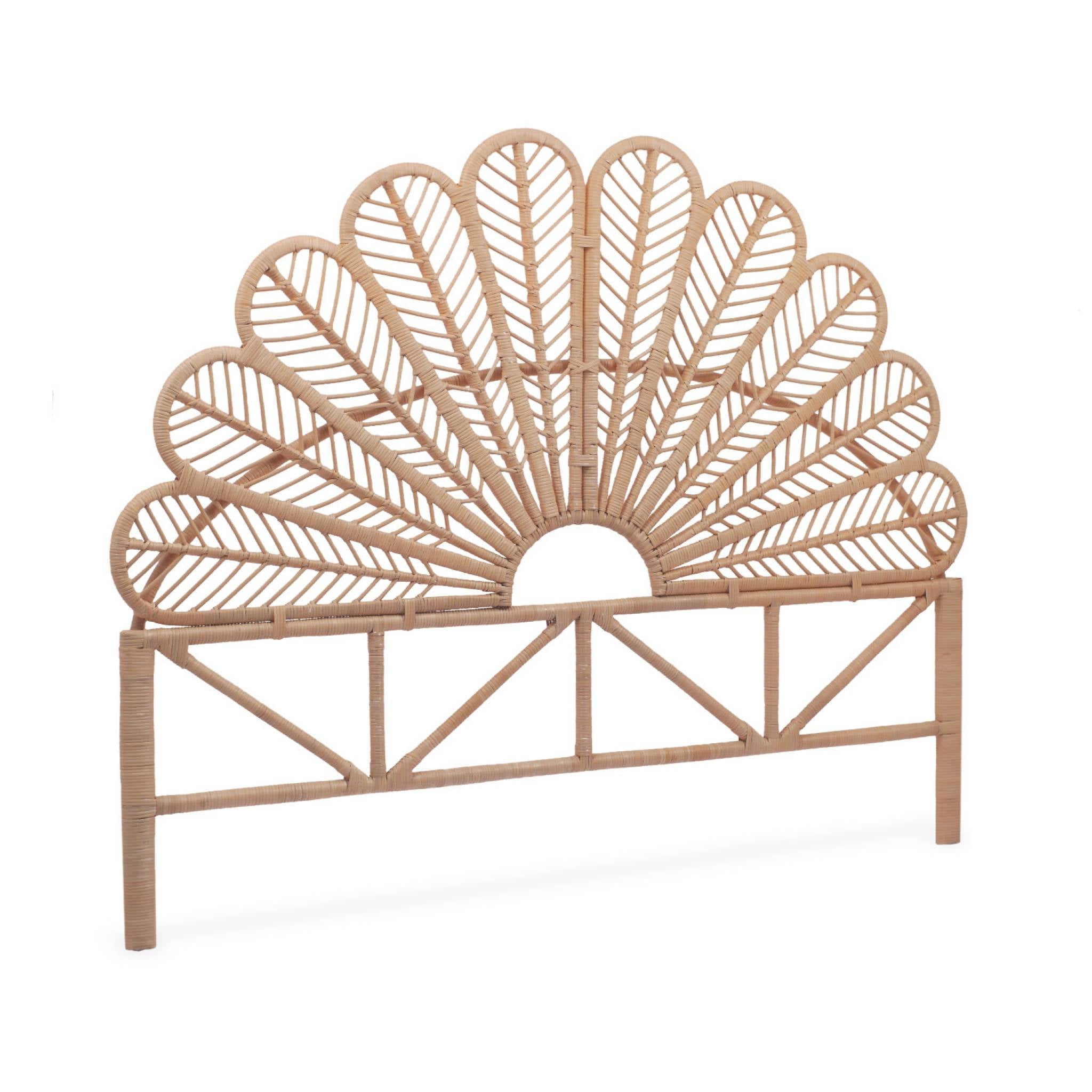 Testata in rattan naturale