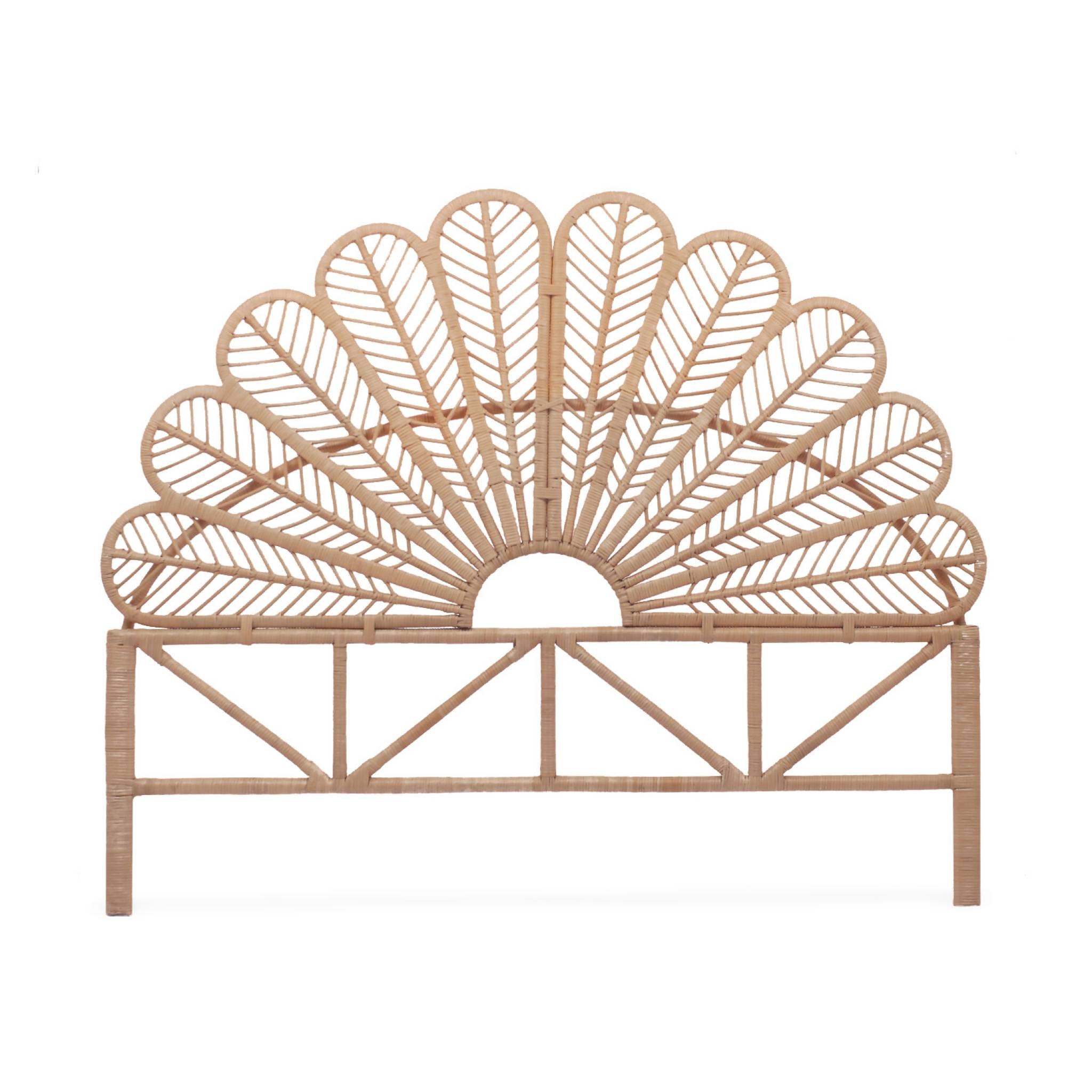 Testata in rattan naturale