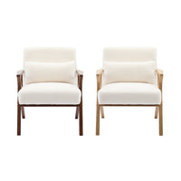 Poltrona scandinava in legno di hevea