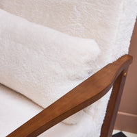 Poltrona scandinava in legno di hevea