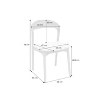 Set 2 sedie vintage in legno di hevea e tessuto, noce