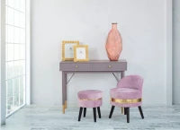 Sedia Mini Paris Rosa Cm Ø 45X62