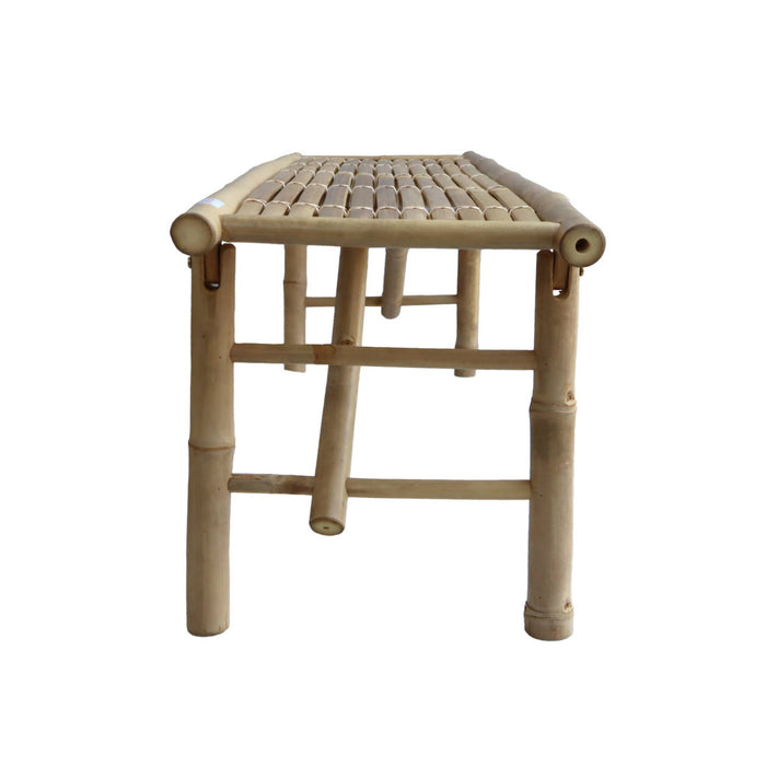 Panchina in bambù, marrone naturale