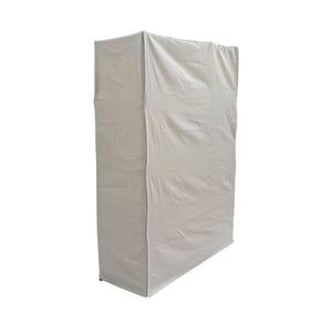 Armadio in bambù, 3 ripiani, marrone naturale