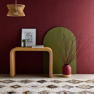 Console in rattan naturale, 110cm, marrone naturale