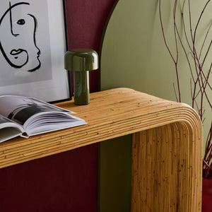 Console in rattan naturale, 110cm, marrone naturale