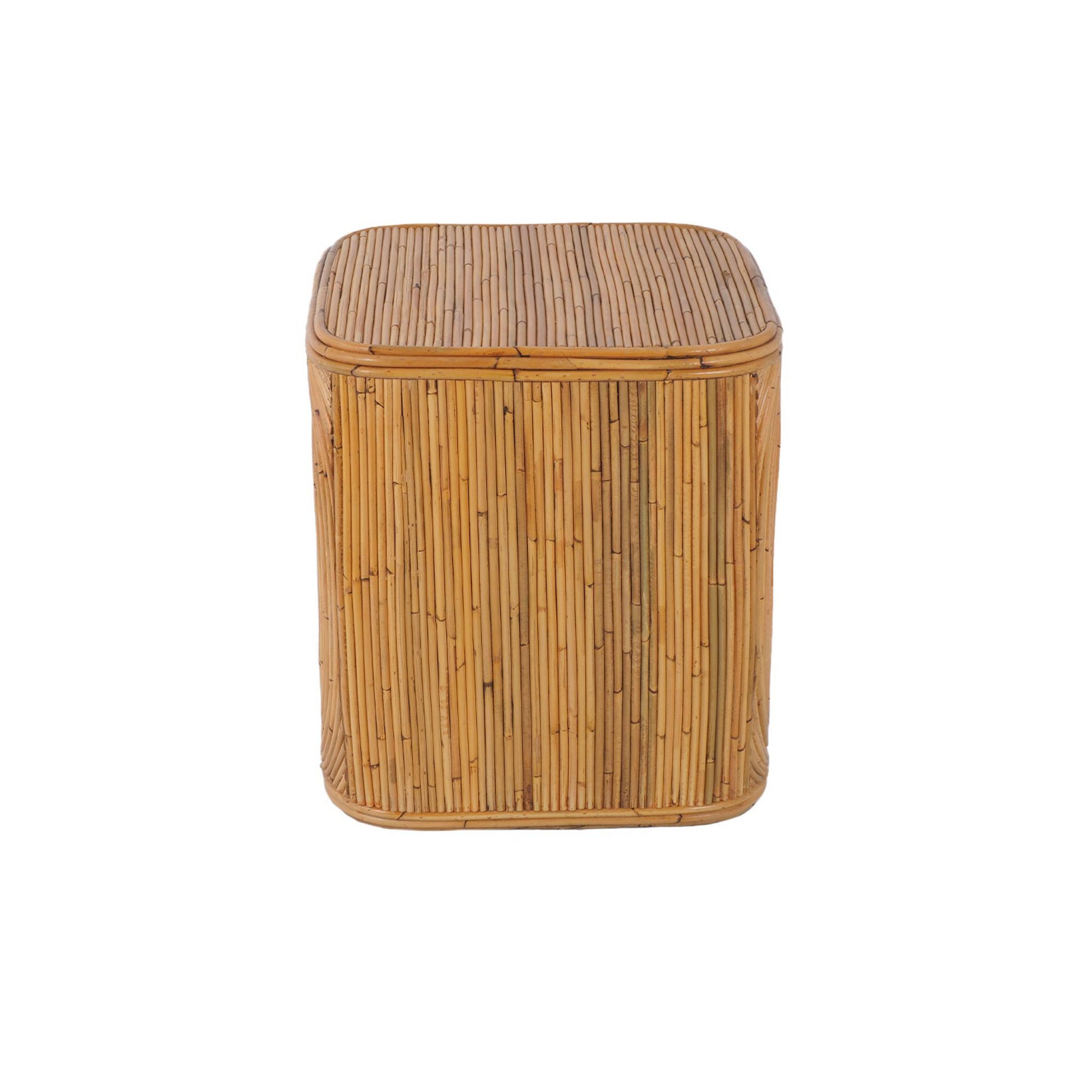 Tavolino da notte in rattan naturale, set di 2, naturale