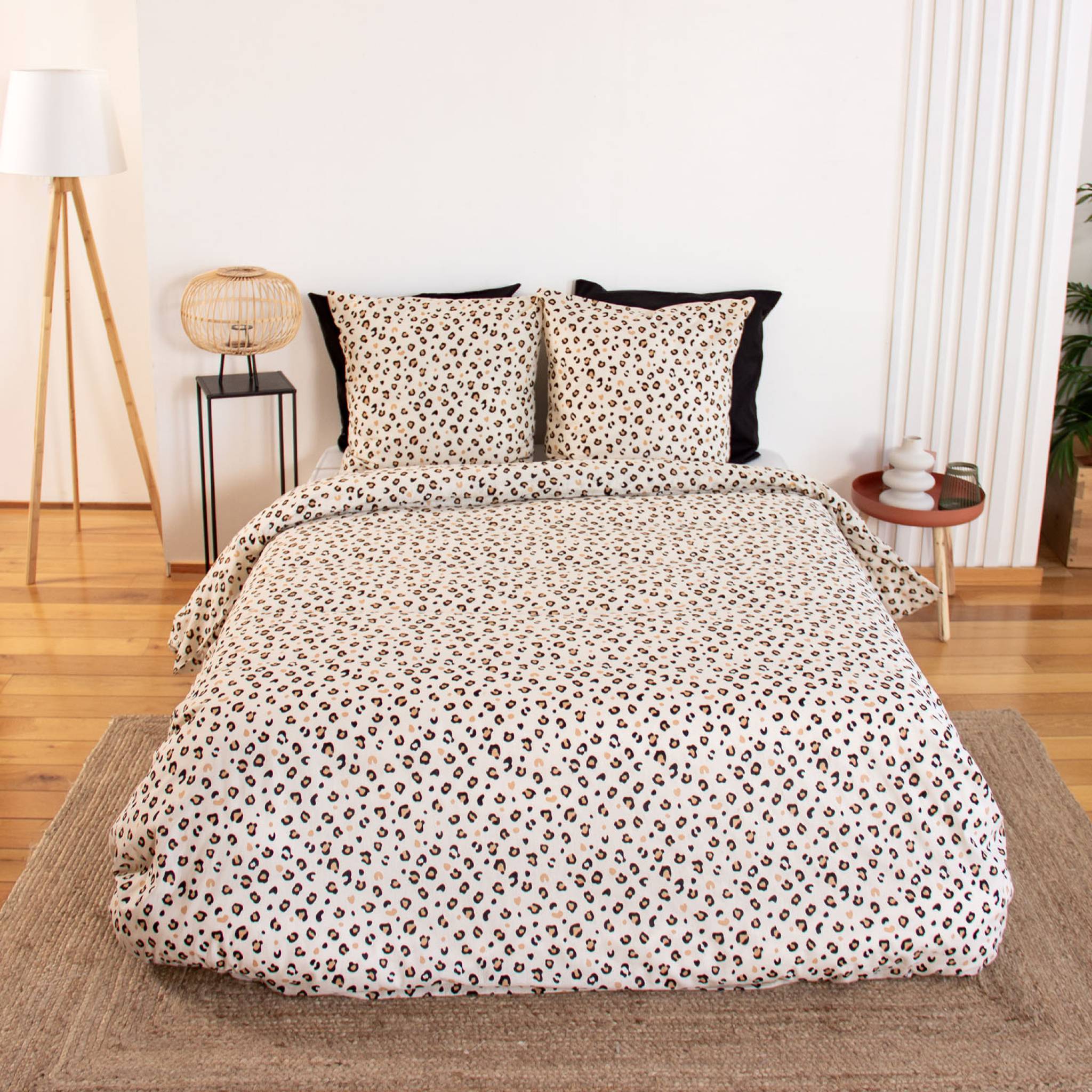 Set di biancheria da letto in cotone reversibile, 2 posti