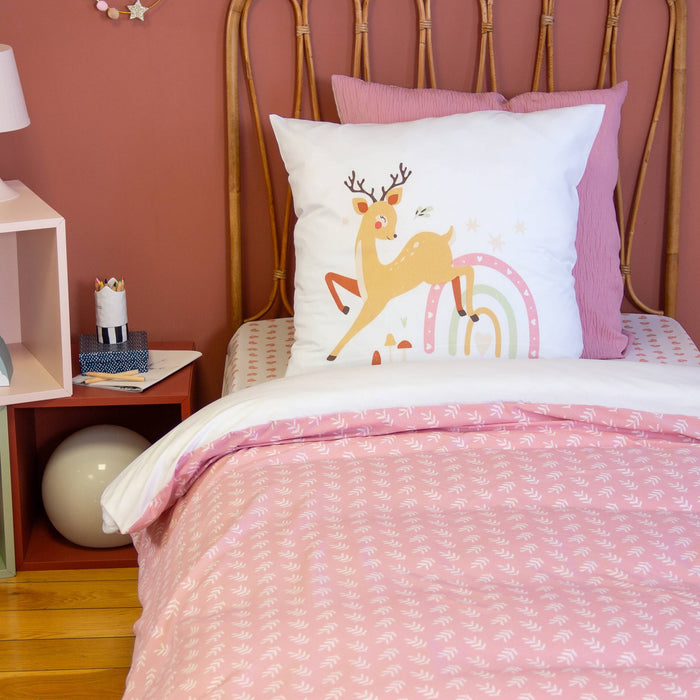 Biancheria da letto in microfibra reversibile stampata foresta