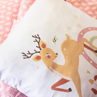 Biancheria da letto in microfibra reversibile stampata foresta