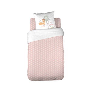 Biancheria da letto in microfibra reversibile stampata foresta