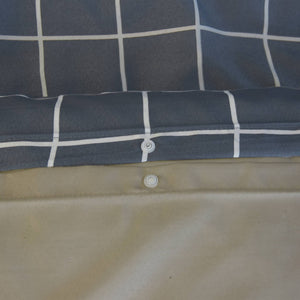 Parure da letto reversibile in microfibra stampato pompiere, 140cm,