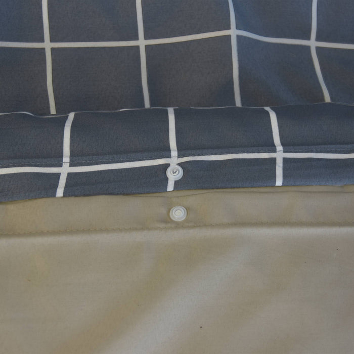 Parure da letto reversibile in microfibra stampato pompiere, 140cm,
