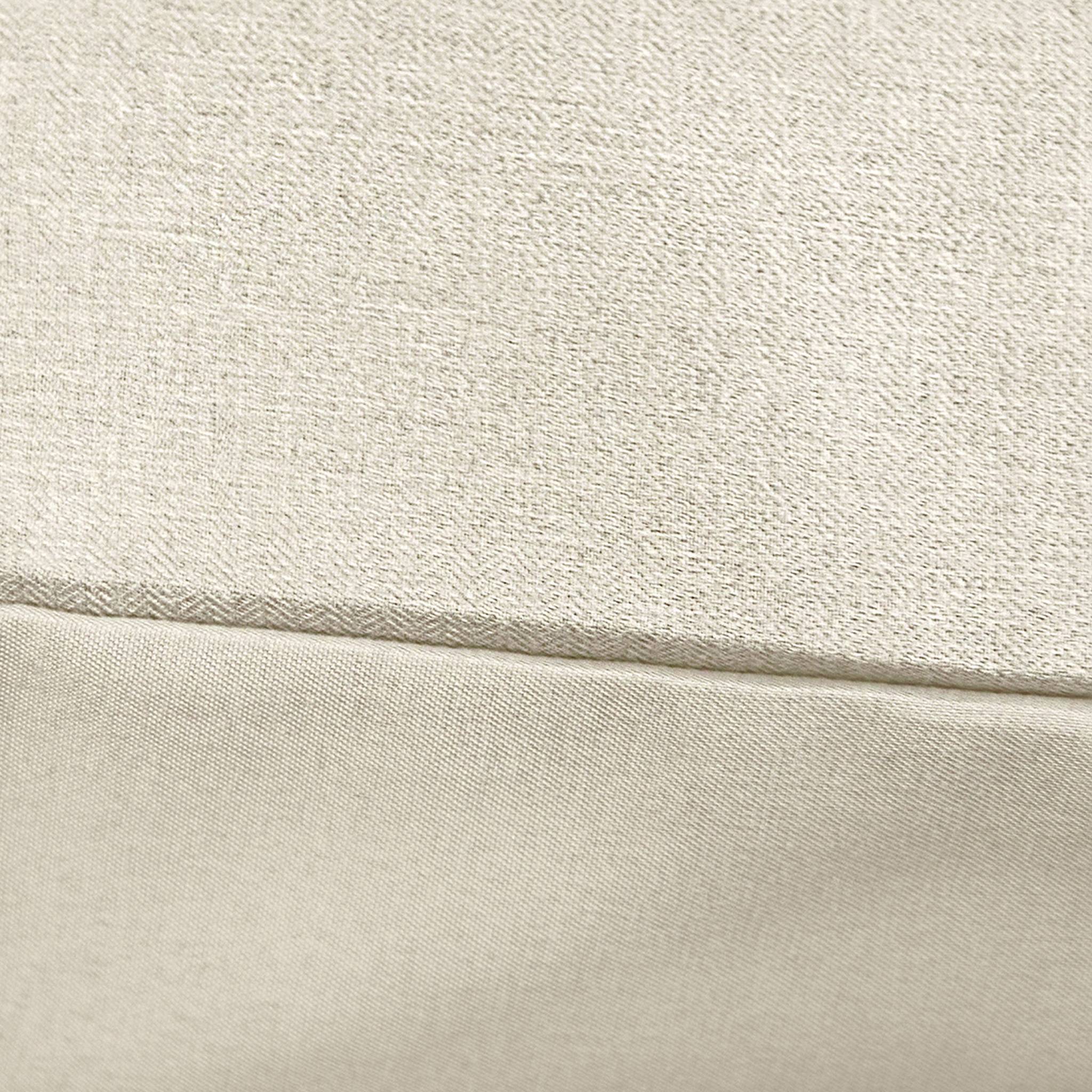 Biancheria da letto reversibile motivo chevron 2 posti crema, crema