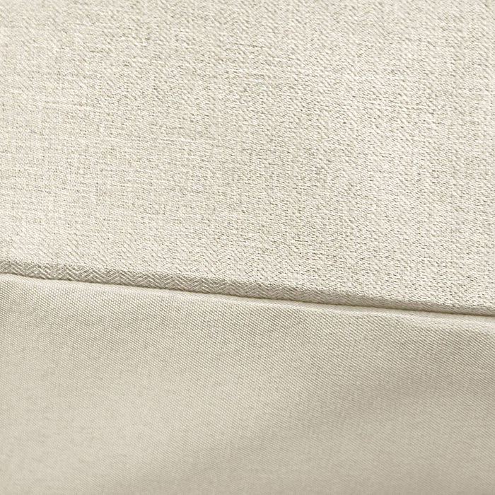 Biancheria da letto reversibile motivo chevron 2 posti crema, crema