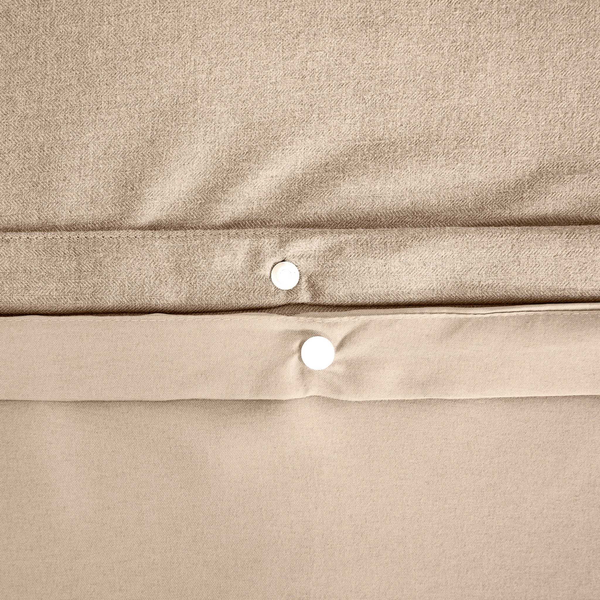 Biancheria da letto reversibile motivo chevron 2 posti greige, grigio