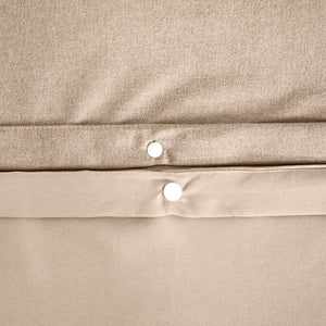 Biancheria da letto reversibile motivo chevron 2 posti greige, grigio