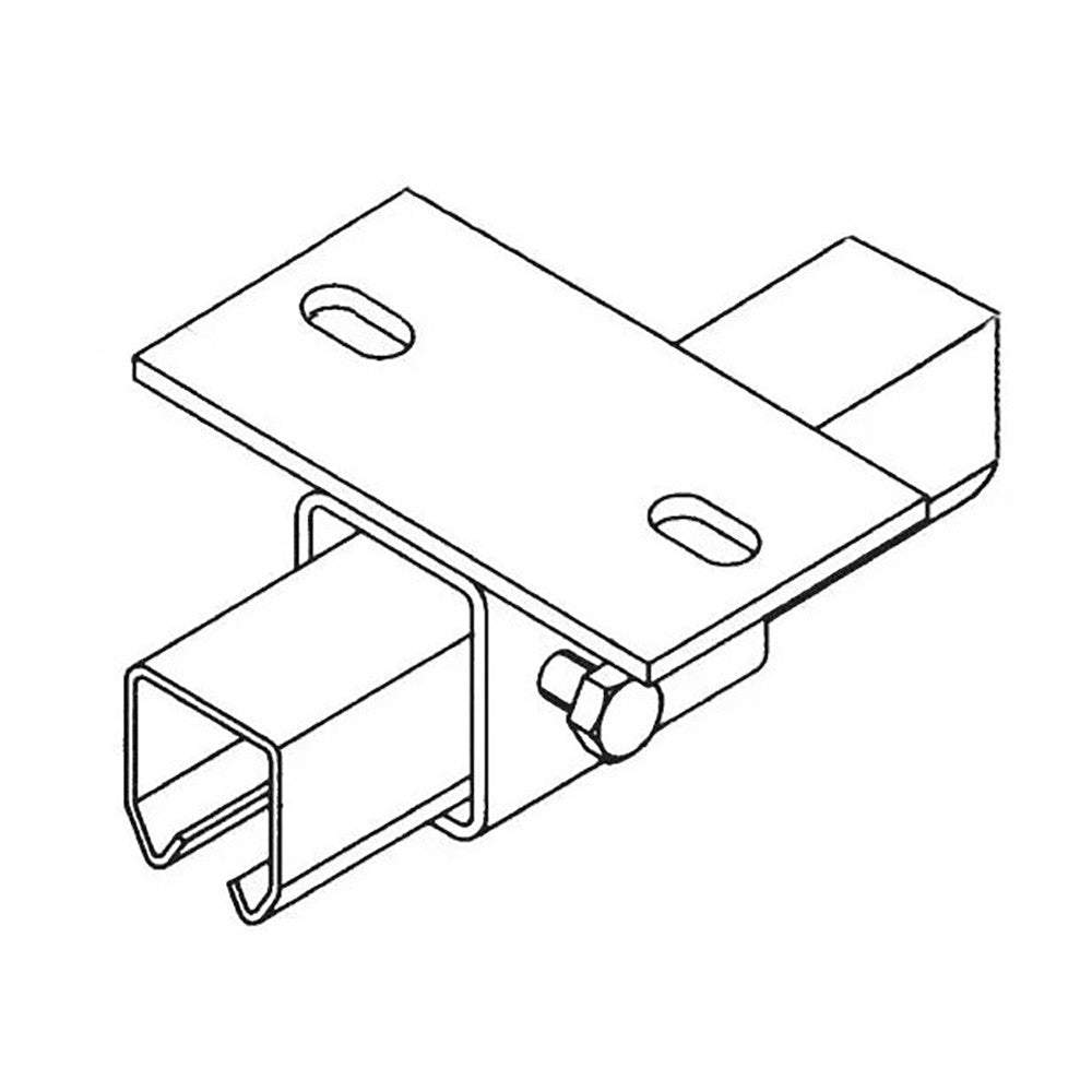 Ibfm art. 328 supporto a soffitto in acciaio zincato per monorotaia 339p