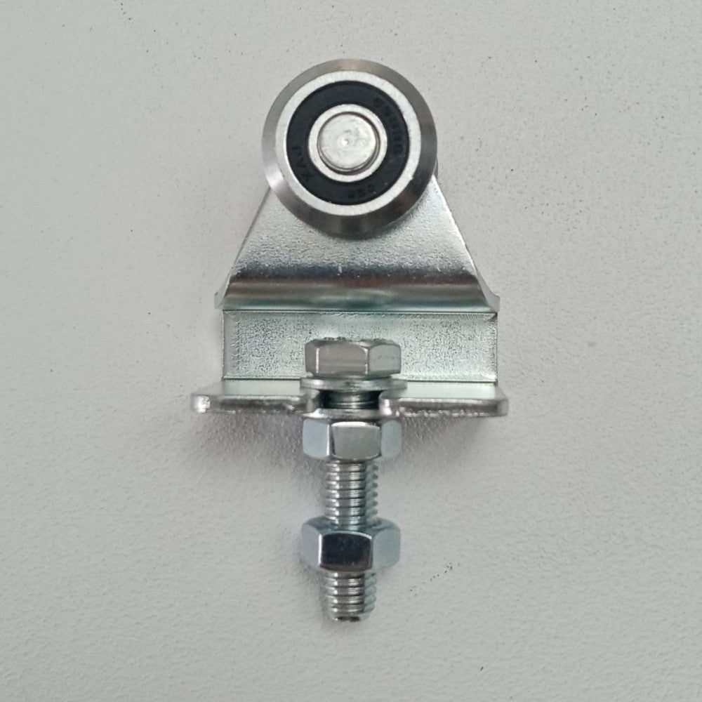 Ibfm art. 338/2 carrello in acciaio zincato con staffa e 2 ruote da 24m per monorotaia 339p