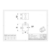 Ibfm art. 354 giunzione in acciaio zincato per monorotaia 339p
