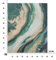 Dipinto Su Tela Greenery cm 80X2,8X100