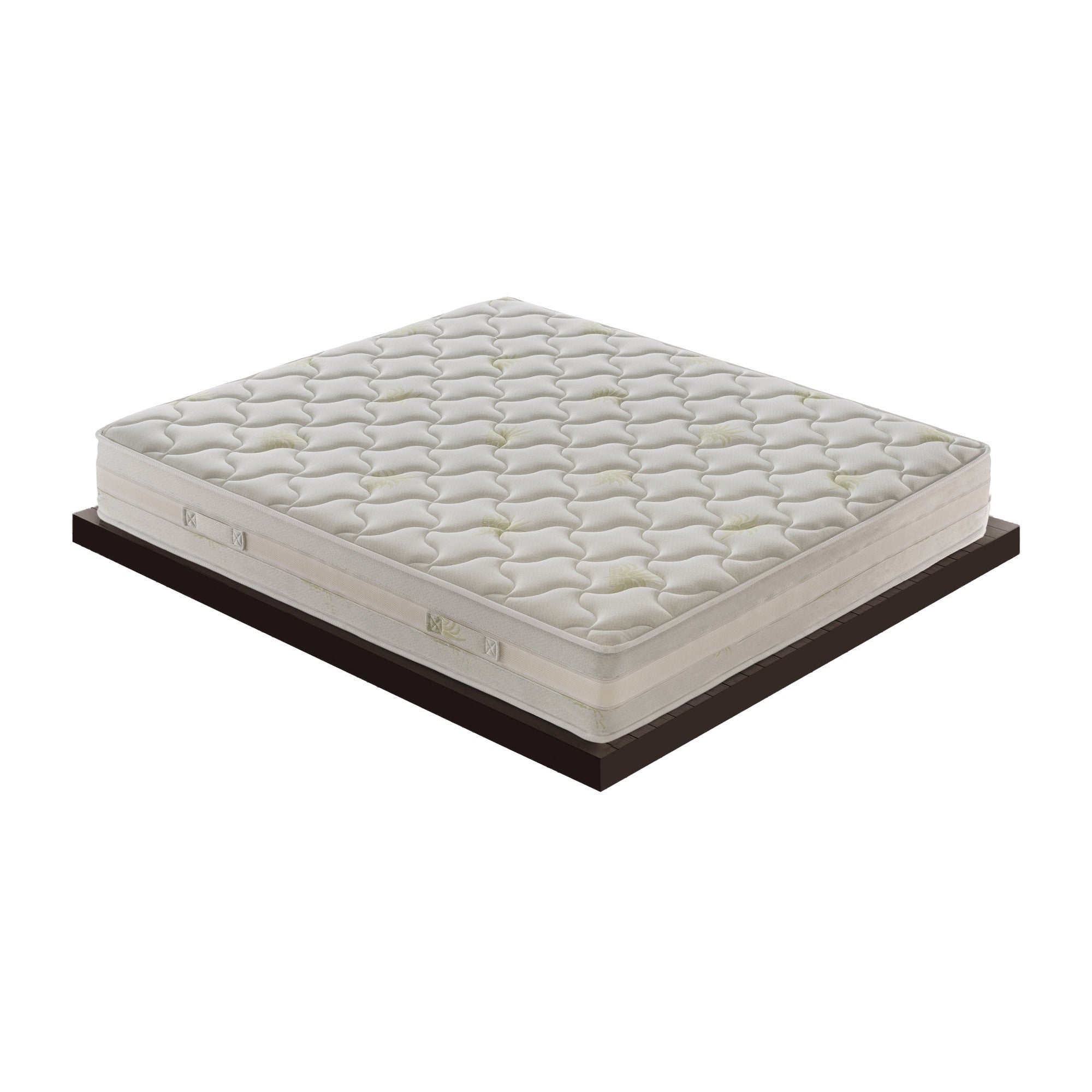 Materasso Matrimoniale 200x200 in Memory Foam 9 Zone differenziate - alto 25 cm - Rivestimento all'aloe