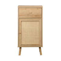 Mobile da bagno decorato in legno, marrone naturale