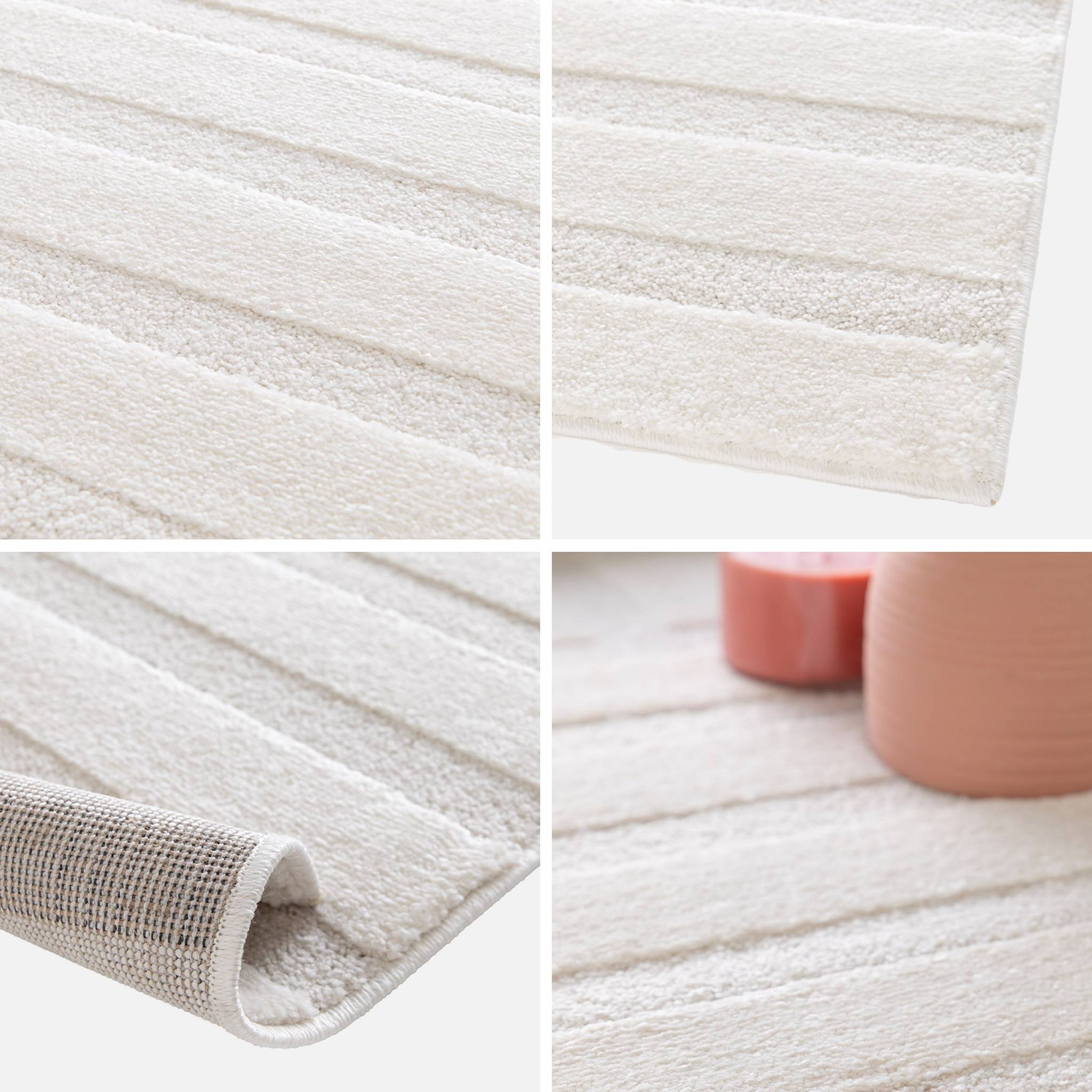 Tappeto interno con archi color crema